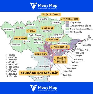 Bản đồ các bến phà sông nổi tiếng tại Đồng Bằng Bắc Bộ