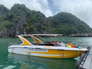 Dịch vụ cano cao tốc tư nhân chạy đêm ra đảo Cát Bà khi lỡ chuyến phà cuối