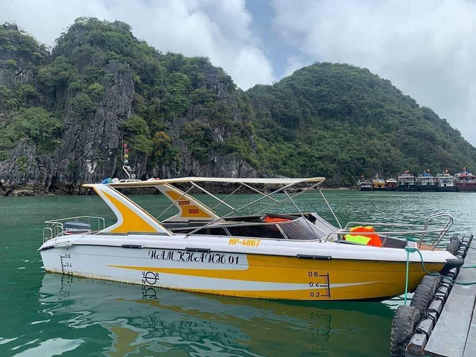 Dịch vụ cano cao tốc tư nhân chạy đêm ra đảo Cát Bà khi lỡ chuyến phà cuối