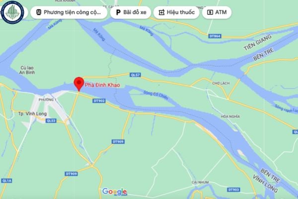 phà Đình Khao Vĩnh Long Bến Tre